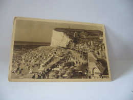 LE TREPORT  EU MERS 76 SEINE MARITIME LA PLAGE DE MERS VUE GENERALE CPA 1932 - Le Treport