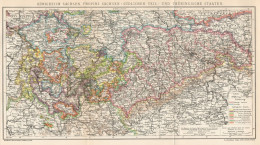 B6330 Germany - Saxony - Sassonia - Carta Geografica Antica Del 1903 - Old Map - Mapas Geográficas