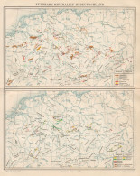 B6169 Nutzbare Mineralien In Deutschland - Carta Geografica Del 1891 - Old Map - Carte Geographique