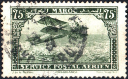 MAROCCO FRANCESE, FRENCH MOROCCO, LANDSCAPE, 1922, USATI Scott:FR-MA C5, Yt:MA PA5 - Usati