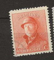 1919 USED Belgium Mi 153 - 1919-1920 Behelmter König