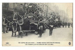 Paris.-  Les Zeppelins Sur Paris  -  Crimes Odieux Des Pirates Boches. - Guerra 1914-18