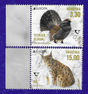 Kroatien / Hrvatska  2021 , EUROPA CEPT / Endangered Fauna - Gestempelt / Fine Used / (o) - 2021