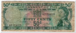 FIJI,50 CENTS,1969,P.58,CIRCULATED - Fidschi