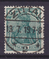 Deutsches Reich 1905 Mi. 85, 5 Pf. Germania Deluxe ZITTAU 1919 Cancel !! - Gebraucht