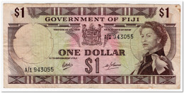 FIJI,1 DOLLAR,1969,P.59,F-VF - Fiji