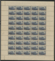 N° 490 2,50 Fr/5 Fr REMPARTS Feuille Complète De 50 Ex Neufs ** MNH + Coin Daté 17/1/40 Cote Totale 26 € Voir Suite - Volledige Vellen