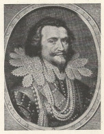 George Villiers, I Duca Di Buckingham - Stampa D'epoca - 1920 Old Print - Prints & Engravings