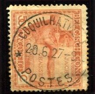 Congo Coquilhatville Oblit. Keach 7A3 Sur C.O.B. 123 Le 20/06/1927 - Usados