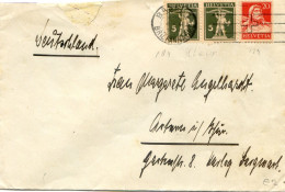 Mail Von Basel  1930 - Tellbrustbild 174 - Tellknabe 183 - Marcofilia