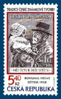 ** 243 Czech Republic Traditions Of The Czech Stamp Design 2000 - Postzegels Op Postzegels