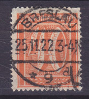 Poland Vorläufer Deutsches Reich 1921 Mi. 182, 40 Pf. Ziffern Im Rechteck Deluxe BRESLAU 1922 Cancel !! - Used Stamps
