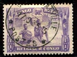 Congo Coquilhatville Oblit. Keach 7A4 Sur C.O.B. 173 Le 17/09/1935 - Usati