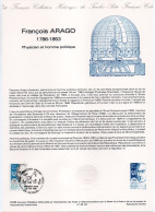 - Document Premier Jour FRANCOIS ARAGO (1786-1853) - ESTAGEL 22.2.1986 - - Física