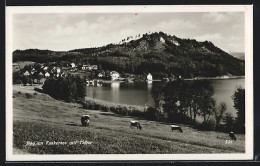 AK Egg /Faakersee, Ortsansicht Mit See Und Tabor  - Autres & Non Classés