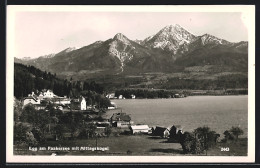 AK Egg /Faakersee, Ortsansicht Mit Mittagskogel-Panorama  - Other & Unclassified