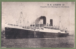 CPA - PAQUEBOT DES MESSAGERIES MARITIMES - SS ATHOS II - Passagiersschepen