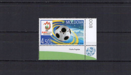 Moldova 2008 Football Soccer European Championship Stamp MNH - Championnat D'Europe (UEFA)