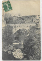 D 83.  CARCES. PONT D ARGENS CARTE ECRITE - Carces