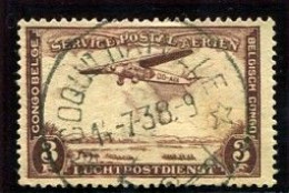 Congo Coquilhatville Oblit. Keach 8A2-Dmyt Sur C.O.B. PA10 Le 14/07/1938 - Used Stamps