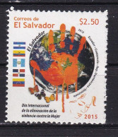 EL SALVADOR-2015-FLAGS-HAND--MNH.. - El Salvador