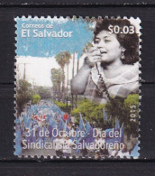 EL SALVADOR-2015-WOMAN-PROTESTS--MNH.. - El Salvador