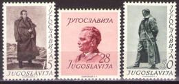 Yugoslavia 1952 - Marshal Tito - Mi 693-695 - MNH**VF - Nuovi