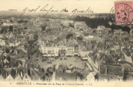 ABBEVILLE - PANORAMA VERS LA PLACE DE L'AMIRAL COURBET - Abbeville