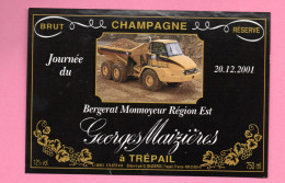 Etiquette De Champagne   MAIZIERES   Camion - Champagner