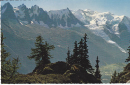 73 Panorama Sur La Chaîne Du MONT-BLANC - Circulée 1969 - Sonstige & Ohne Zuordnung