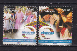 EL SALVADOR-2015-ML CULTURA--MNH.. - El Salvador