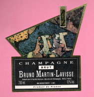 Etiquette De Champagne  Bruno  Martin-Lavisse - Champan
