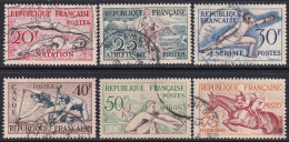 France 1953 Sc 700-5 Yt 960-5 Set Used - Gebraucht