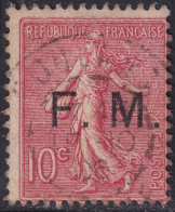 France 1906 Sc M4 Yt Militaire 4 Military Used - Militaire Zegels