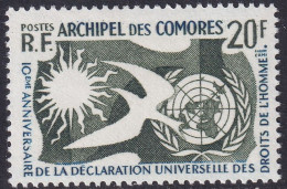 Comoro Islands 1958 Sc 44 Comores Yt 15 MLH* - Comores (1975-...)