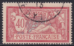 French Offices Port Said 1902 Sc 28 Yt 30 Used - Gebraucht