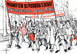 P.R.: MANTIEN DU POUVOIR D'ACHAT  SAUVEGARDE DU SERVICE PUBLIC To Jacques CHIRAC - Satirische