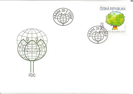 FDC 546 Czech Republic - Year Of Planet Earth 2008 Tree - Protección Del Medio Ambiente Y Del Clima
