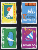 Netherlands Antilles 1979 Serie 4v Int Sailing Regatta Bonaire Sailship Boat MNH - Antillas Holandesas