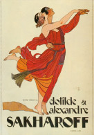 CPM-Affiche C. & A. SAKHAROFF - Danse Et Magie - Illustrateur Art Nouveau  Georges Barbier 1921 - Dans