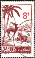 MAROCCO FRANCESE, FRENCH MOROCCO, FAUNA, GAZZELLA, 1948, USATI Scott:FR-MA 244, Yt:MA 270 - Gebruikt