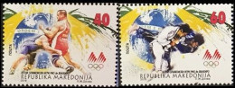 Macedonia 2016 Summer Olympic Games In Rio Olympics Set Of 2 Stamps MNH - Macedonia Del Norte