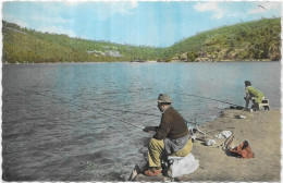 D 83.  CARCES    .PECHE SUR LE BARRAGE. CARTE ECRITE - Carces