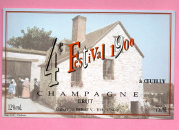 Etiquette De Champagne    BERAT    4 Eme Festival 1900 - Champan
