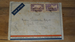 Enveloppe, Par AEROPOSTALE,  Thies, SENEGAL - 1937   ........... Boite1 ........... 240424-33 - Brieven En Documenten