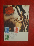 Carte Maximum 1984 PARIS LIBERTE DE GANDON - 1980-1989