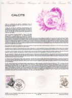 - Document Premier Jour Les Minéraux : La CALCITE - PARIS 13.9.1986 - - Minerals