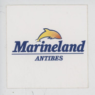 Antibes : MARINELAND Autocollant (dauphin) 8X8 - Reclame
