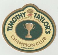 Bierviltje-bierdeckel-beermat Timothy Taylor's Championship Beers The Globe Liverpool (GB) - Bierdeckel