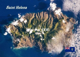 Saint Helena Island Satellite View New Postcard - St. Helena